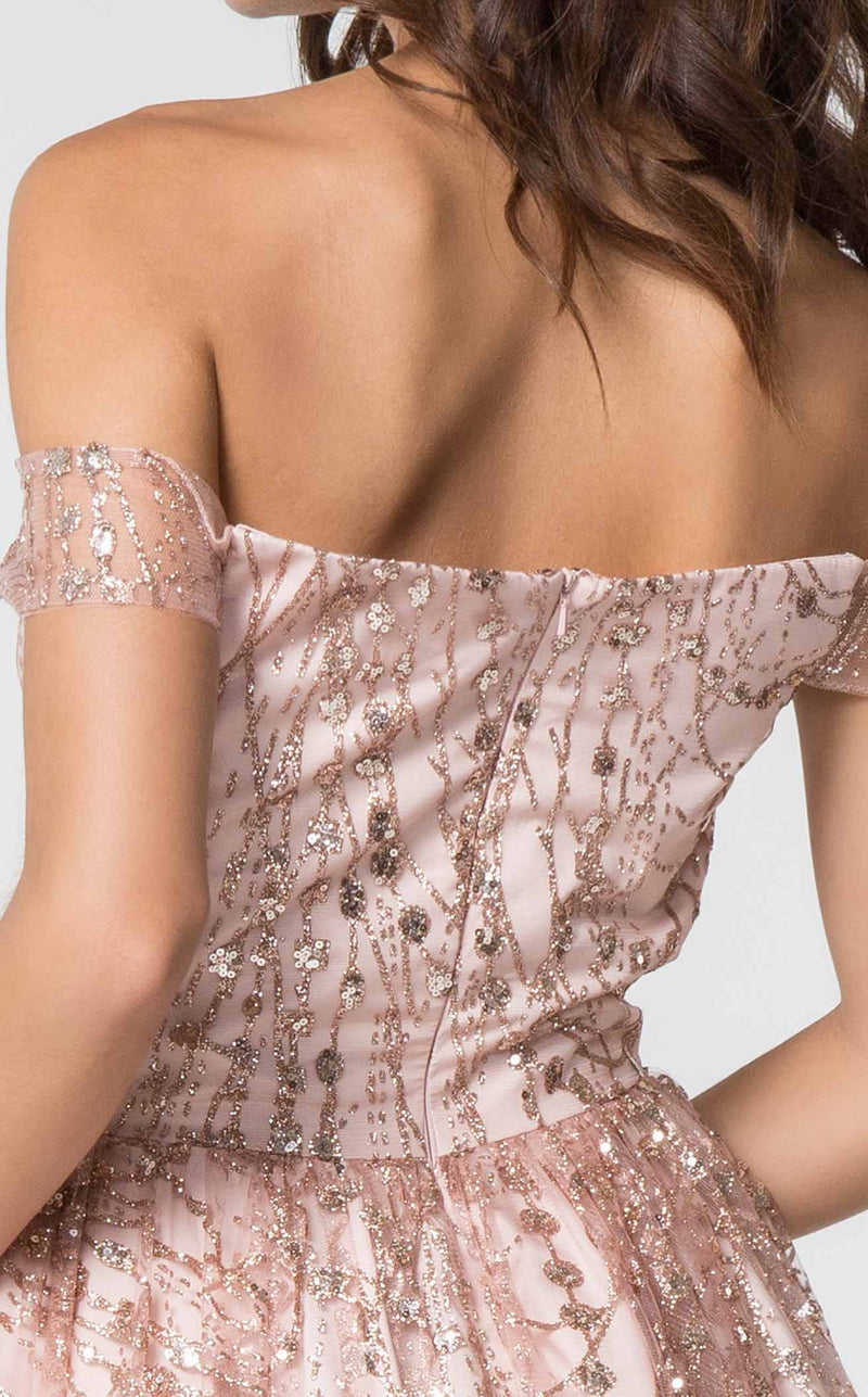 Elizabeth K GS2833 Dress Rose-Gold