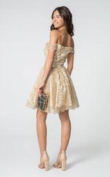 3 of 8 Elizabeth K GS2834 Dress Champagne