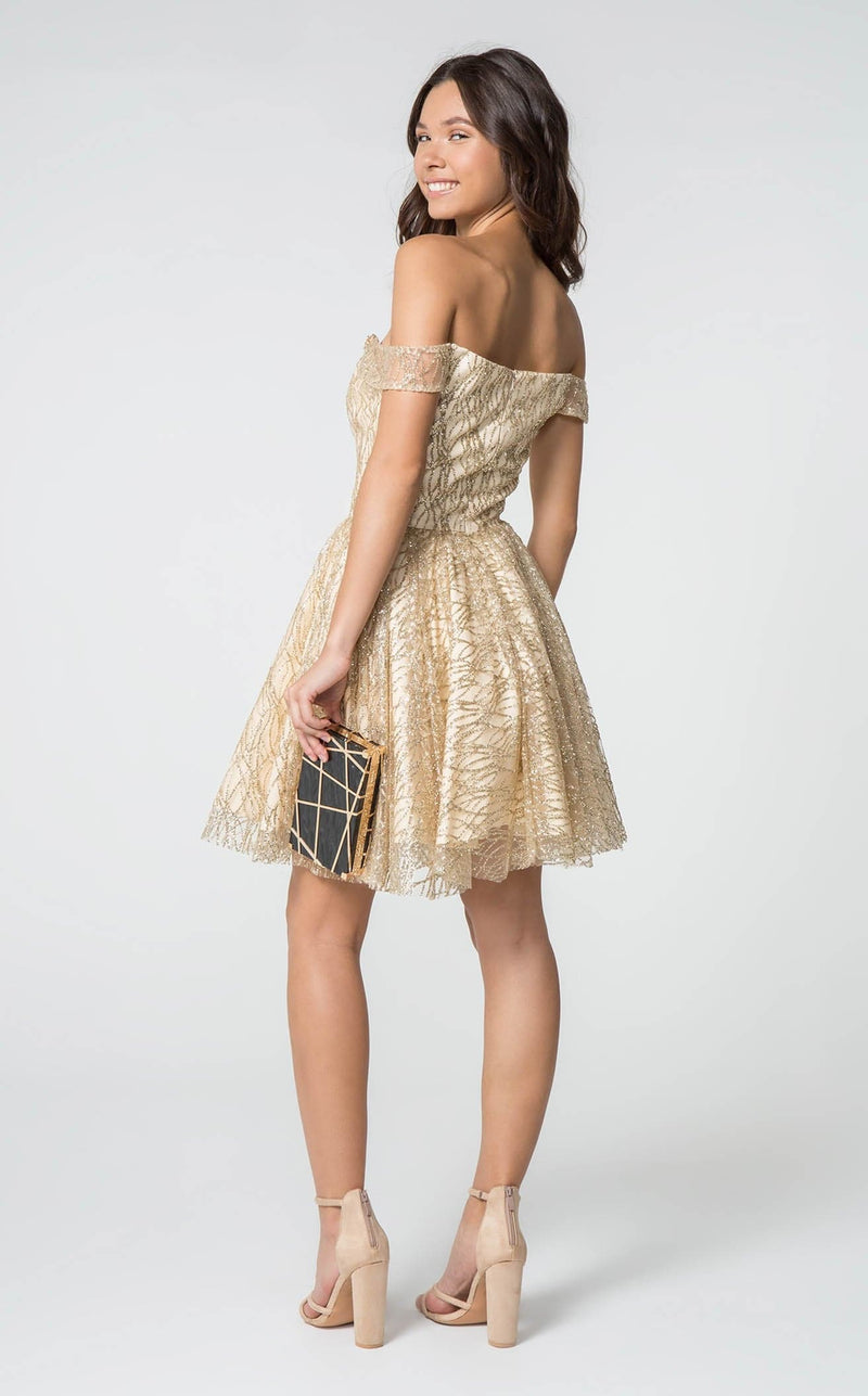 Elizabeth K GS2834 Dress Champagne