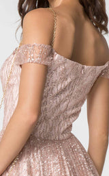 8 of 8 Elizabeth K GS2834 Dress Rose-Gold