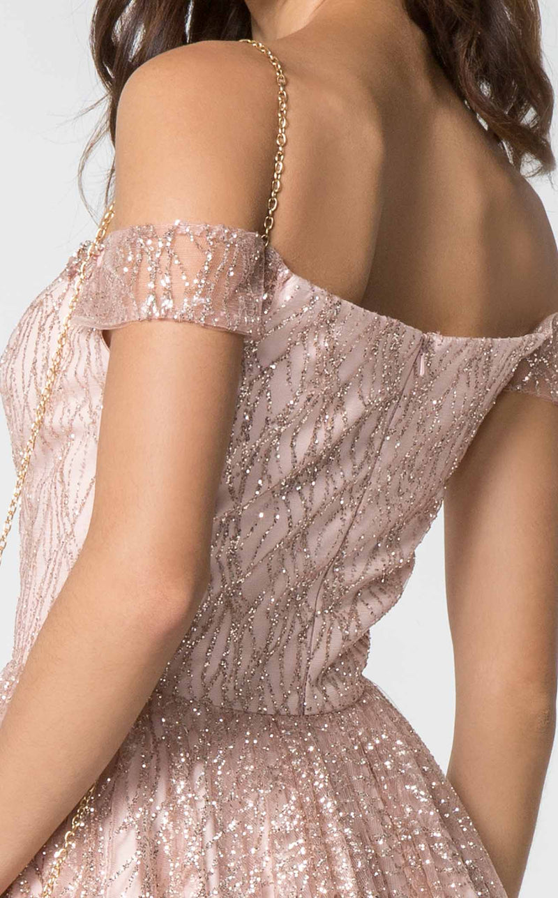 Elizabeth K GS2834 Dress Rose-Gold