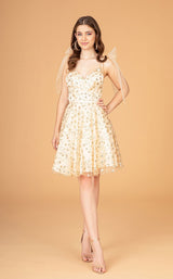 1 of 16 Elizabeth K GS3088 Dress Champagne