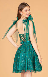 14 of 16 Elizabeth K GS3088 Dress Emerald-Green