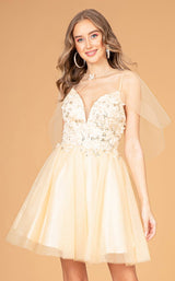 11 of 16 Elizabeth K GS3089 Dress Champagne