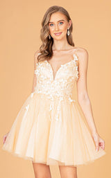 10 of 16 Elizabeth K GS3090 Dress Champagne