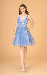 4 of 16 Elizabeth K GS3090 Dress Smoky-Blue