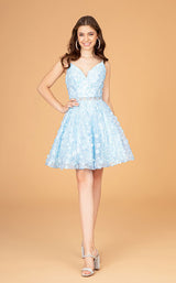 1 of 16 Elizabeth K GS3091 Dress Baby-Blue