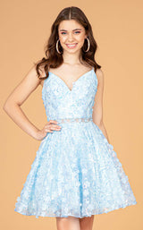 9 of 16 Elizabeth K GS3091 Dress Baby-Blue