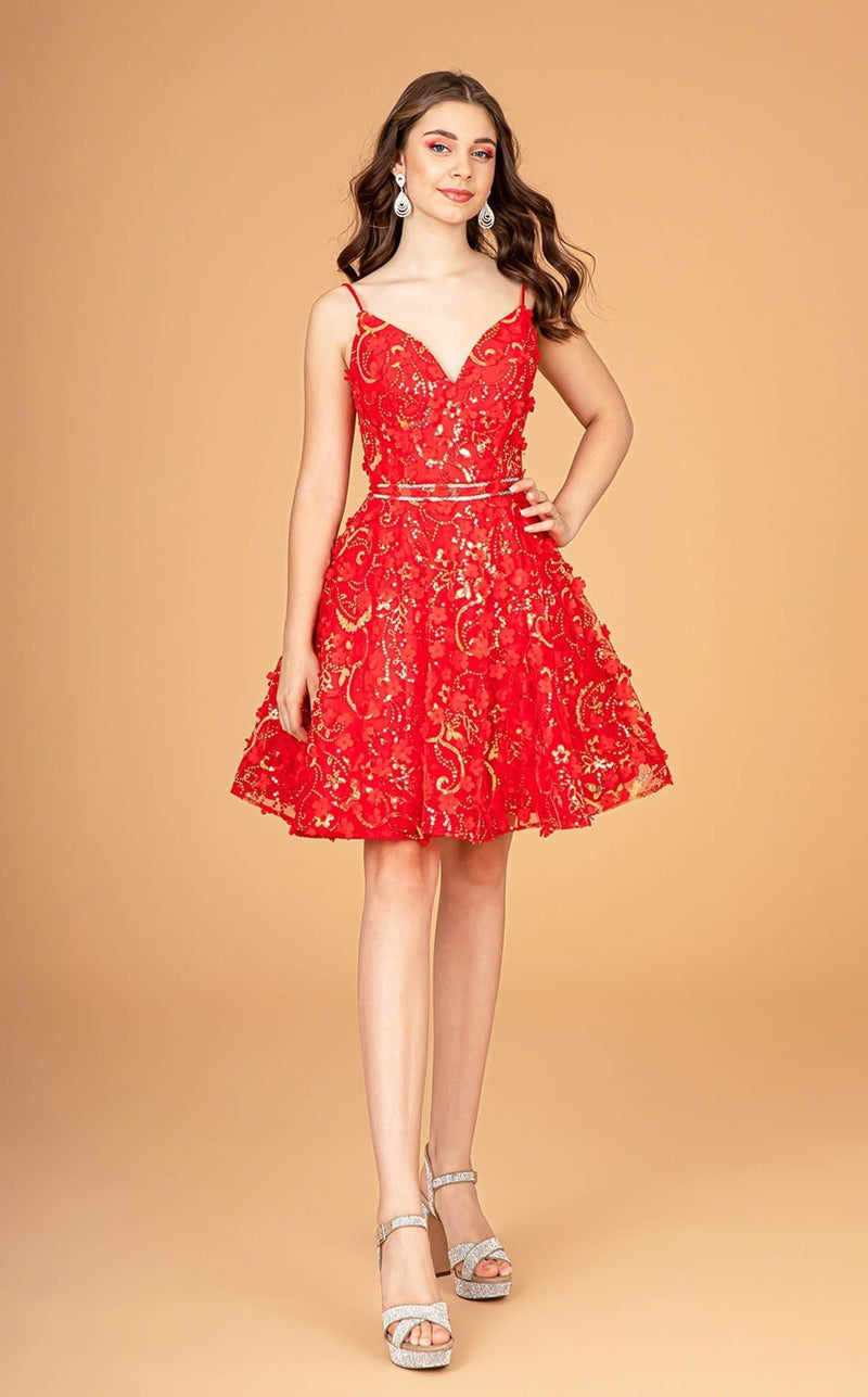 Elizabeth K GS3091 Dress Red