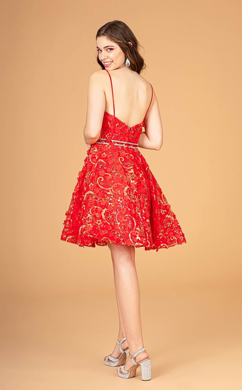 Elizabeth K GS3091 Dress Red