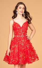 11 of 16 Elizabeth K GS3091 Dress Red