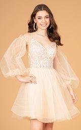 10 of 15 Elizabeth K GS3095 Dress Champagne