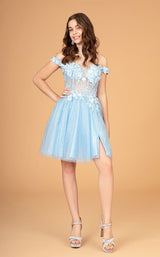 1 of 20 Elizabeth K GS3096 Dress Baby-Blue