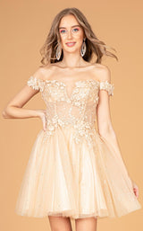 12 of 20 Elizabeth K GS3096 Dress Champagne