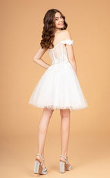 10 of 20 Elizabeth K GS3096 Dress Off-White