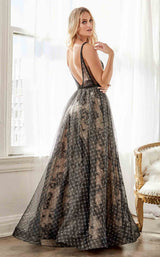 2 of 2 Cinderella Divine H9928 Dress Black-Nude