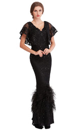 2 of 8 Jadore J15007 Dress Black