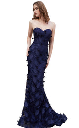 3 of 8 Jadore J15020 Dress Navy