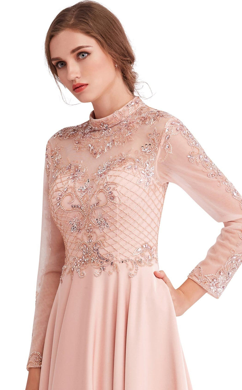 Jadore J15022 Dress Dusty-Pink