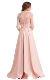 4 of 8 Jadore J15022 Dress Dusty-Pink