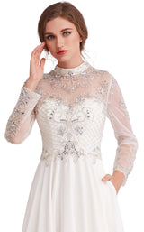 6 of 8 Jadore J15022 Dress Ivory