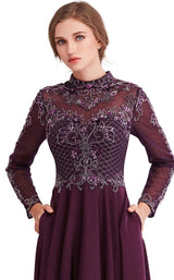 5 of 8 Jadore J15022 Dress Plum