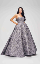 3 of 6 Jadore J17035 Dress Frost