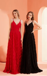 4 of 6 Jadore J22051 Red and Black