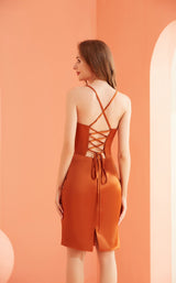 7 of 7 Jadore J22085 Burnt-Orange