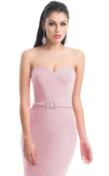 7 of 8 Jadore J5086 Dress Hot-Pink