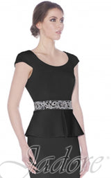 5 of 8 Jadore J7050 Dress Black