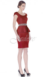 3 of 8 Jadore J7050 Dress Red