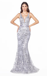 2 of 4 Cinderella Divine J785 Dress Silver