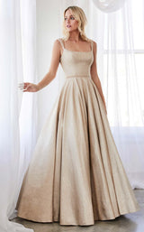 1 of 2 Cinderella Divine J794 Dress Champagne-Gold