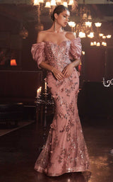 1 of 3 Cinderella Divine J817 Dress Dusty-Rose