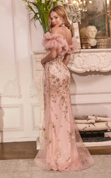 7 of 8 Cinderella Divine J818 Dress Rose-Gold