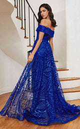 9 of 9 LaDivine J836 Dress Royal