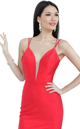 2 of 2 JVN JVN00902 Dress Red