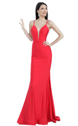 1 of 2 JVN JVN00902 Dress Red