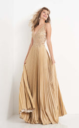 1 of 6 JVN JVN04568 Dress Gold