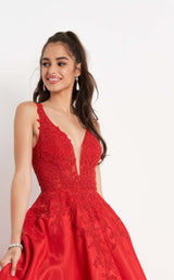 4 of 6 JVN JVN04590 Dress Red