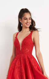 5 of 6 JVN JVN04590 Dress Red