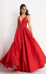 2 of 6 JVN JVN04590 Dress Red