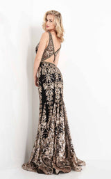 3 of 6 Jovani JVN04789 Black/Gold