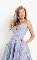 4 of 6 JVN JVN05738 Dress Periwinkle