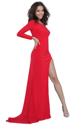 1 of 4 JVN JVN2122 Dress Red