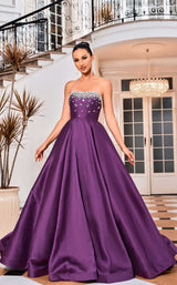 1 of 8 Jadore J24009 Purple