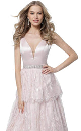 2 of 2 Jovani 58620 Petal/Pink