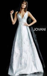 1 of 2 Jovani 62767 Silver