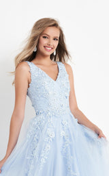 5 of 6 Jovani K00367 Light Blue